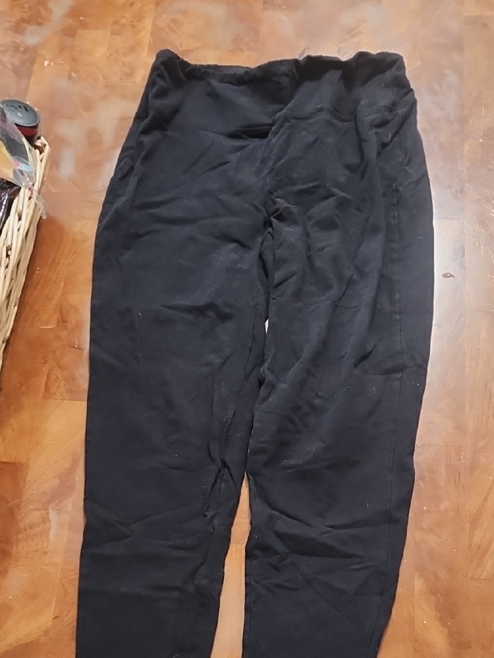 Everyday Comfort Black Leggings, Size 1X, Soft Waistband, Basic